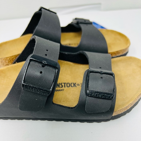 BIRKENSTOCK**Black Leather Arizona Sandals**US 13;1**$75 - Picture 2 of 6